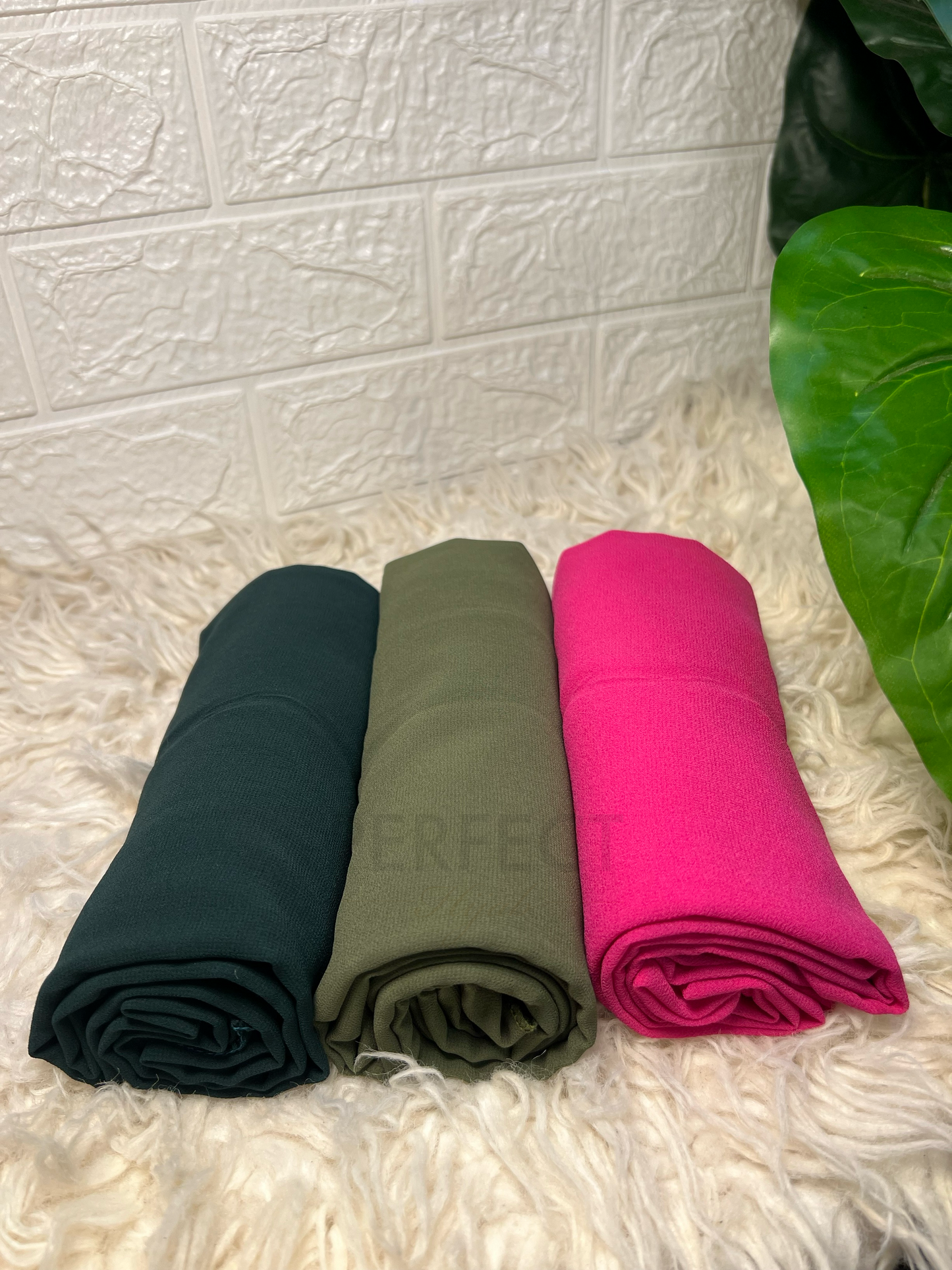 Hijab Crepe mousseline