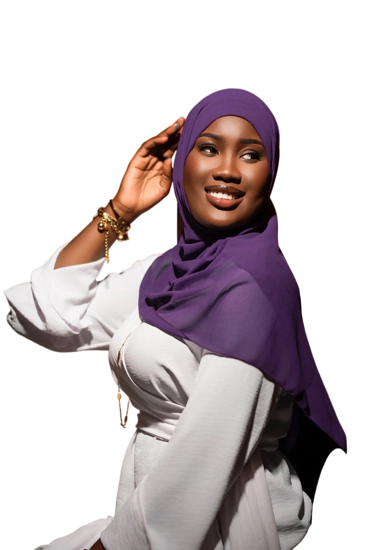 Hijab Crepe mousseline