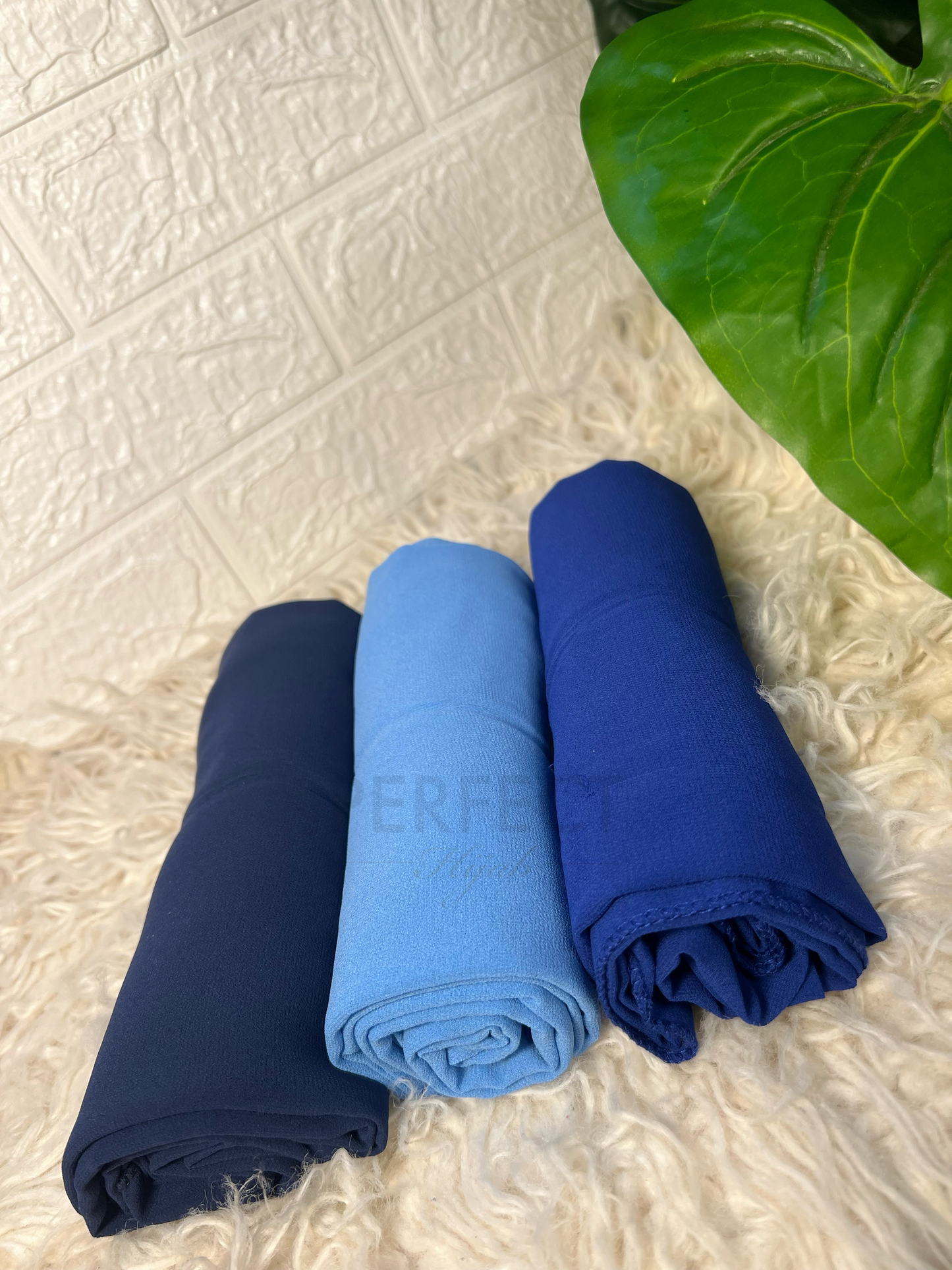 Hijab Crepe mousseline