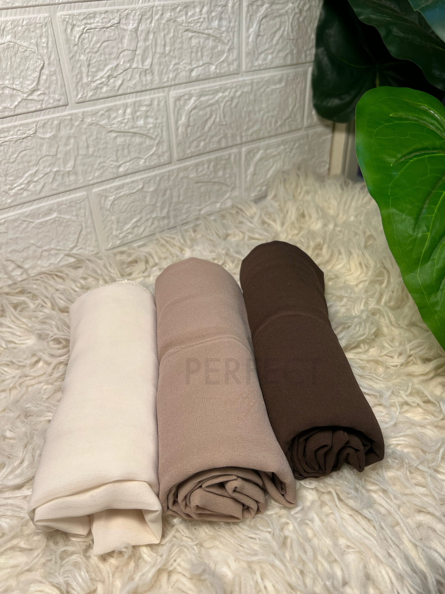 Hijab Crepe mousseline