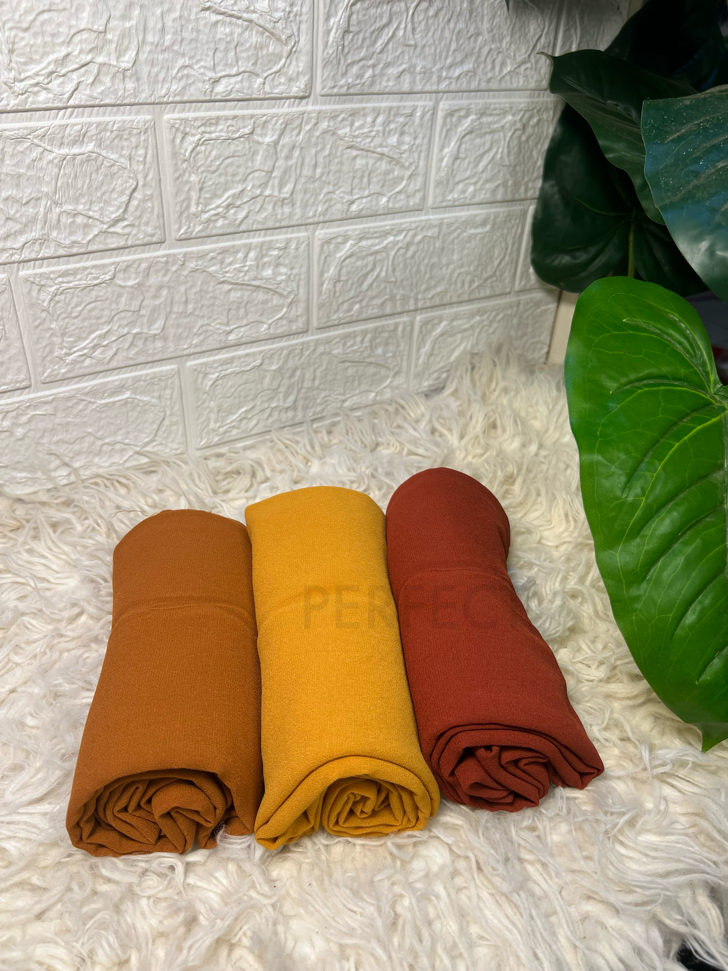 Hijab Crepe mousseline